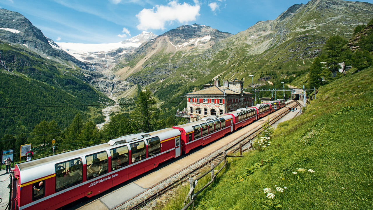 Bernina Express, Valposchiavo, Tal in Graubünden 