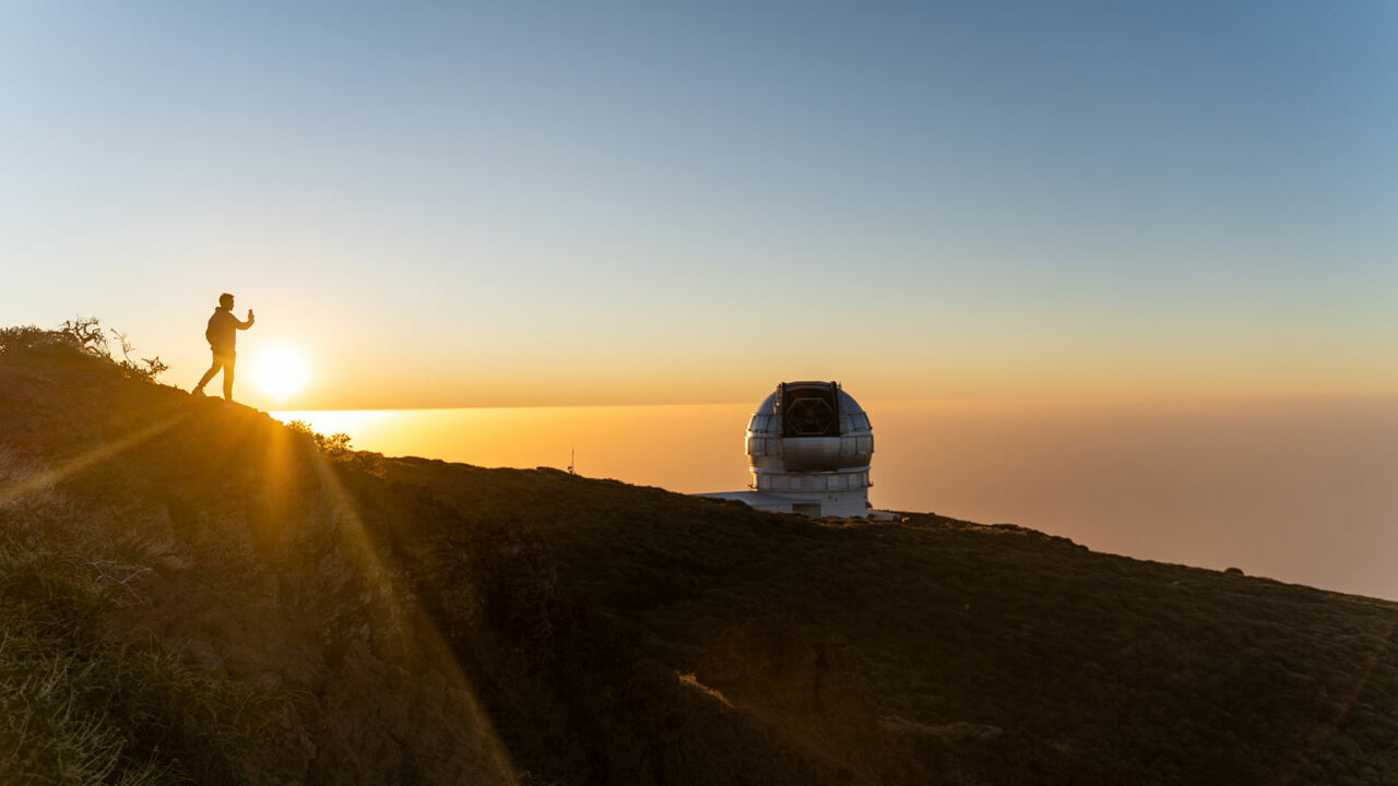 Observatorium auf La Palma (Observatorio del Roque de los Muchachos)