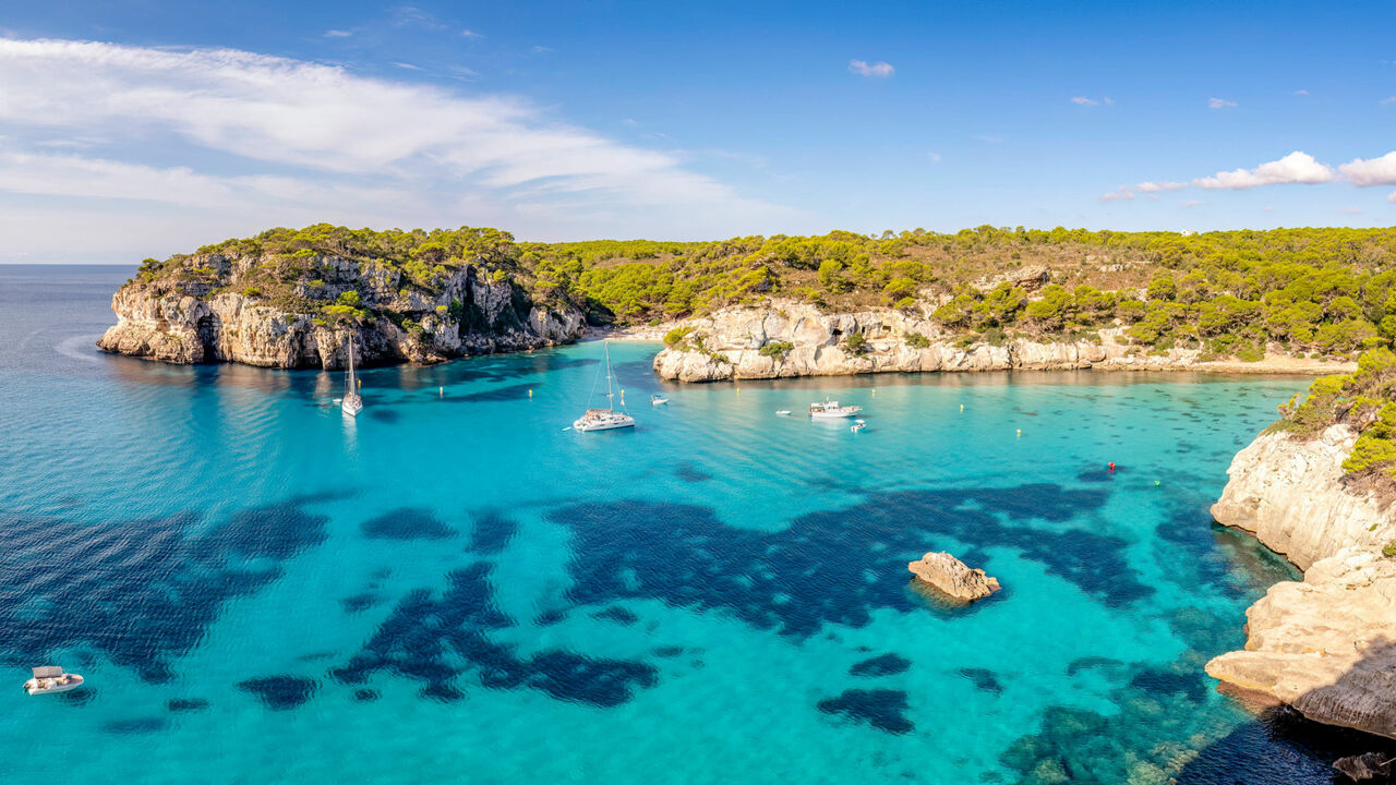 Cala Macarelleta auf Menorca