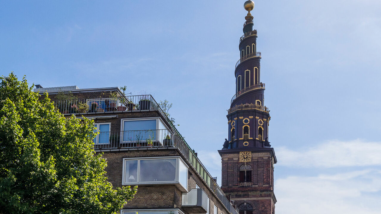 Vor Frelsers Kirke im Stadtteil Christianshavn, Kopenhagen