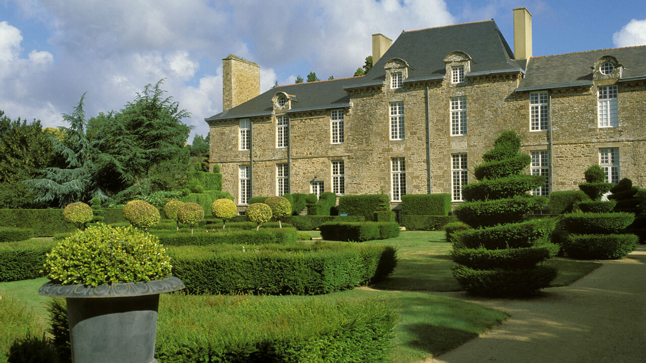 Château de la Ballue, mit Garten, Bretagne