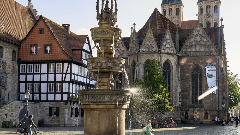 Brunnen in der braunschweiger Altstadt