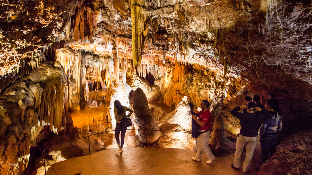 Baredine-Höhle in Istrien von innen