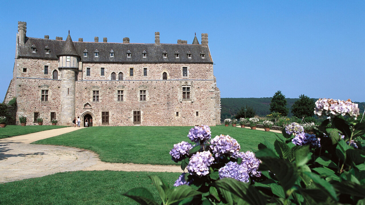 Château de la Roche-Jagu, Garten in der Bretagne 