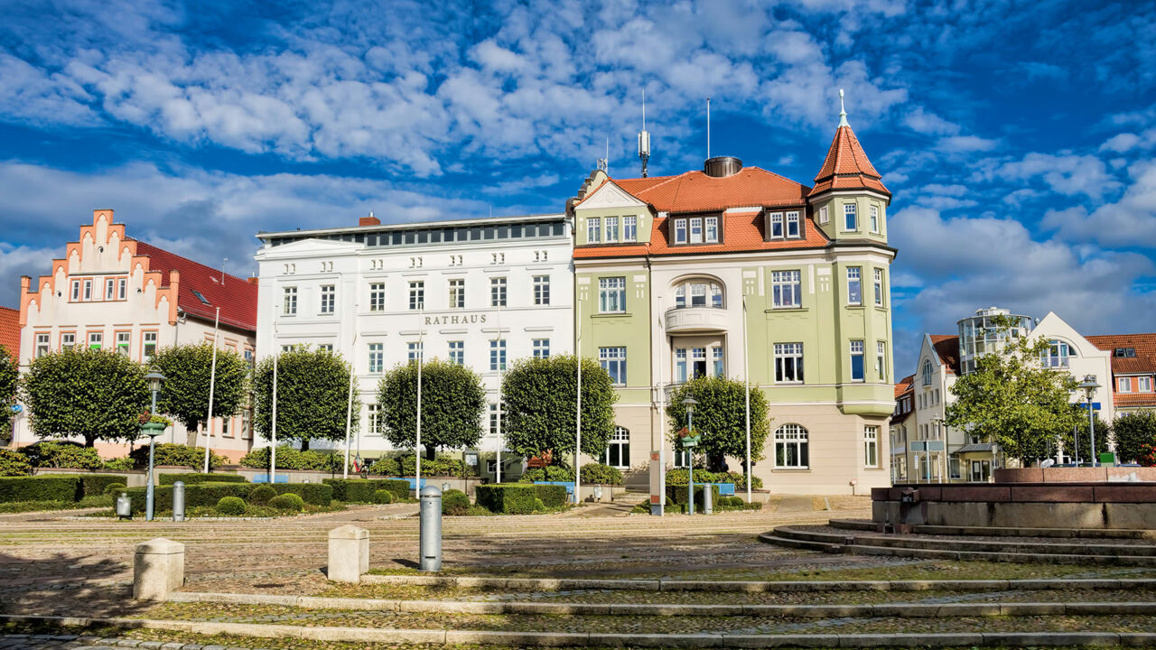 Bergen auf Rügen, Rathausplatz