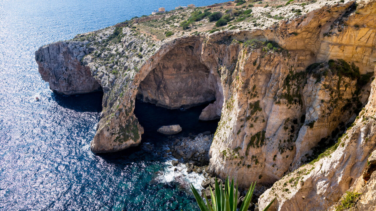 Blaue Grotte auf Malta, Blick vom Aussichtspunkt