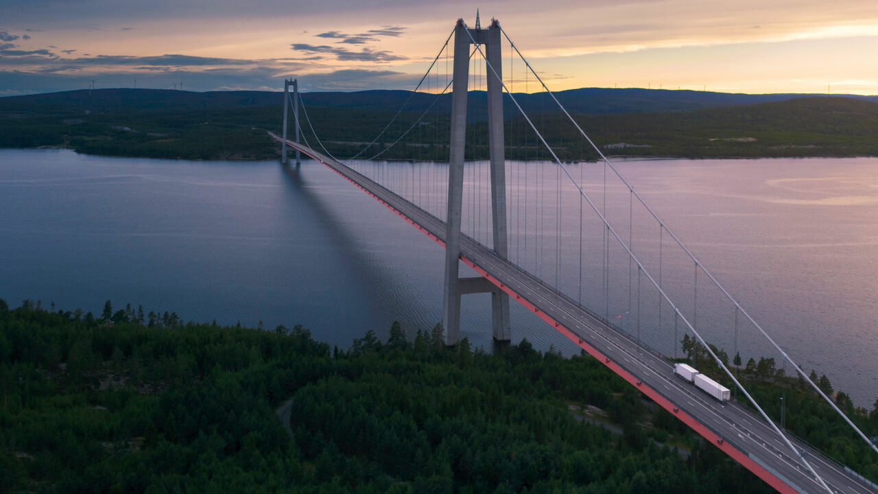 Högakustenbron, Brücke an der Hohen Küste Schwedens