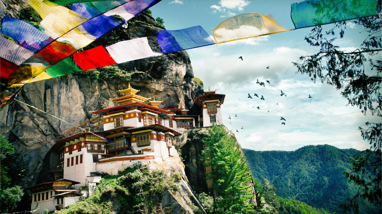 Taktshang-Kloster in Bhutan