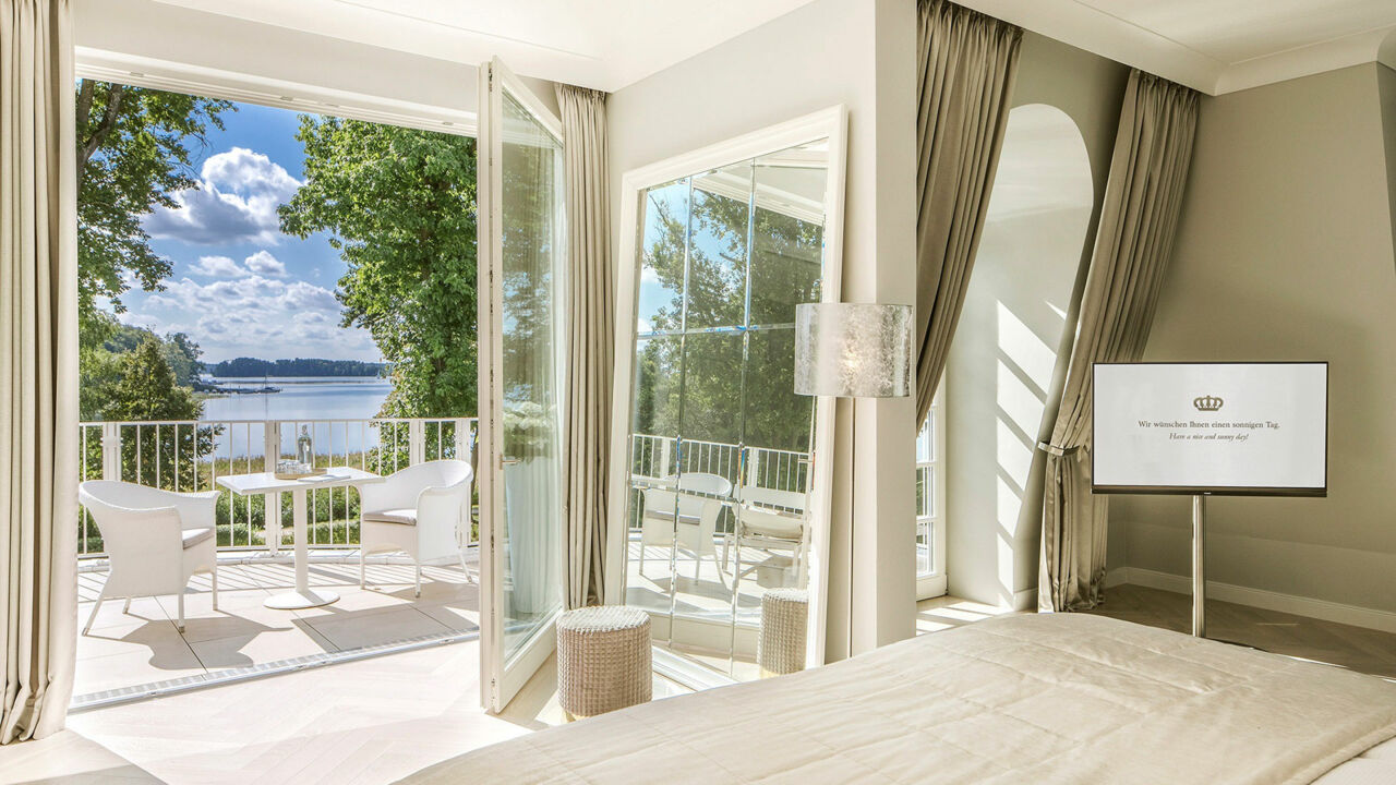 Suite in der Villa Contessa, Blick auf Scharmützelsee