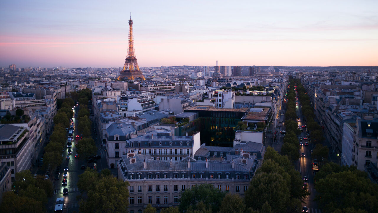 Paris mit Eiffelturm