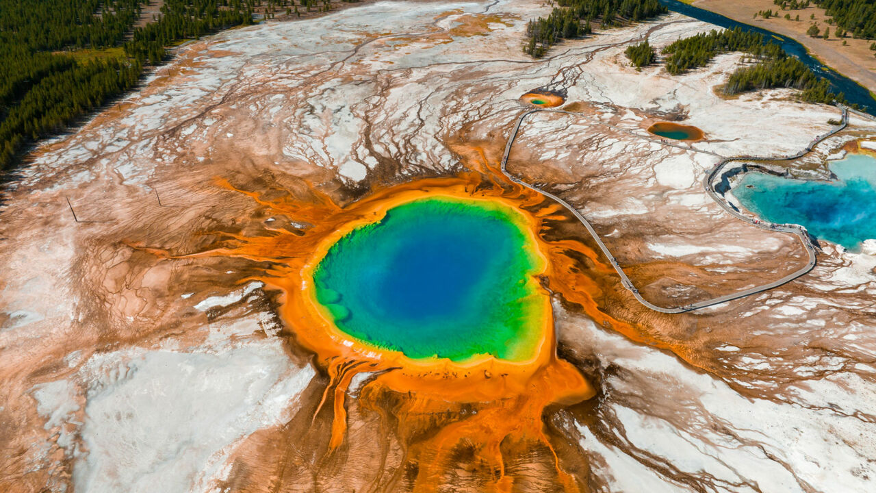 Vulkan Yellowstone im gleichnamigen Nationalpark