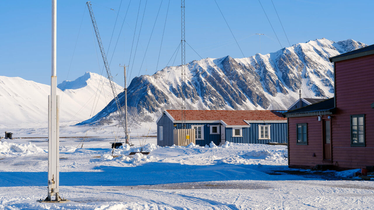 Die Unterkunft „Isfjord Radio Adventure Hotel“ war einst eine Radiostation.