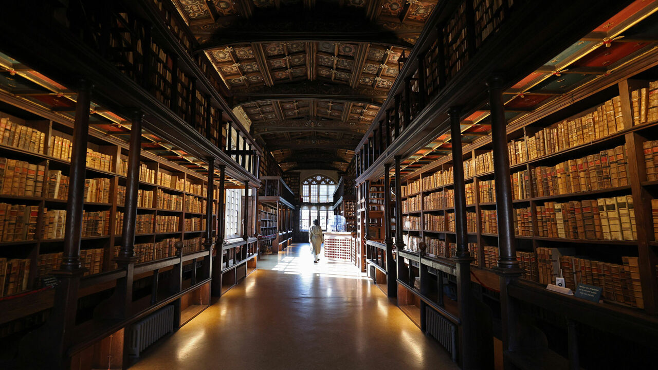 Duke Humfrey's Library in der Oxford Universität