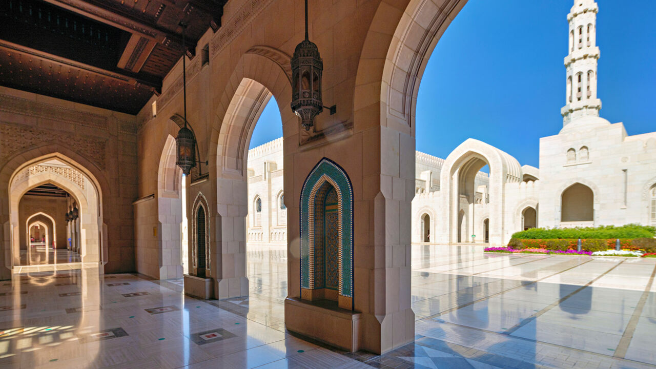 Die Sultan-Qaboos-Mosche in Maskat