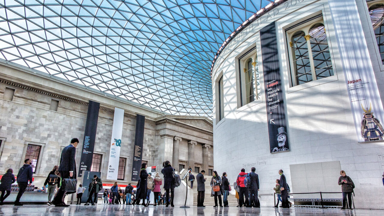 London, British Museum von innen