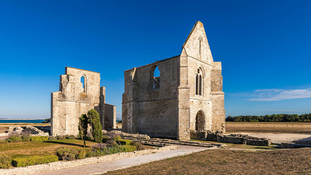 Les Châteliers, Klosterruine auf der Île de Ré