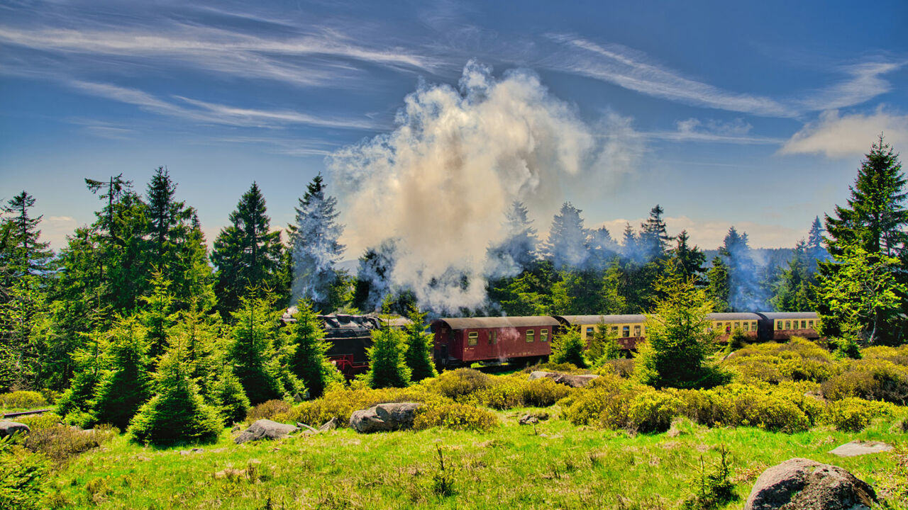 Brockenbahn im Nationalpark Harz