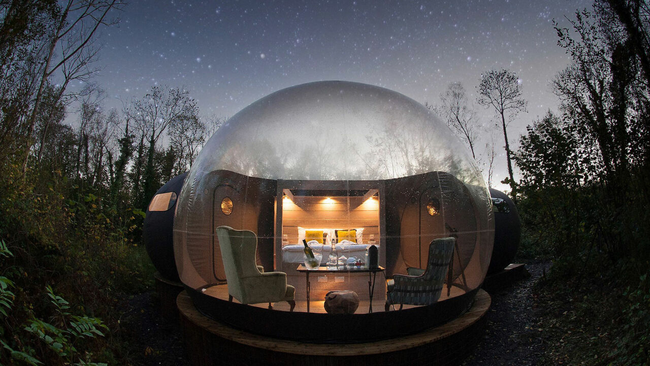 Bubble Domes unterm Sternenhimmel, „Finn Lough“