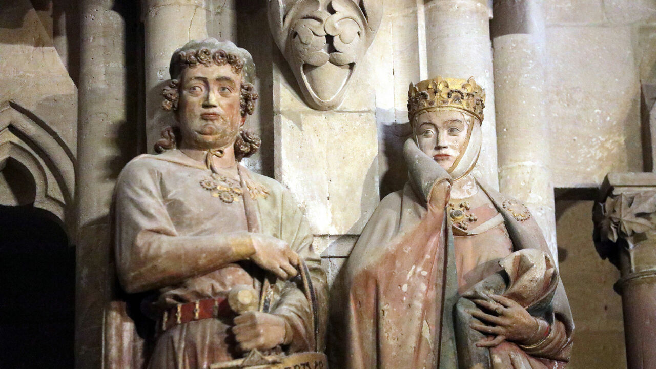 Die Stifterfiguren Ekkehard II. und Uta im Naumburger Dom 