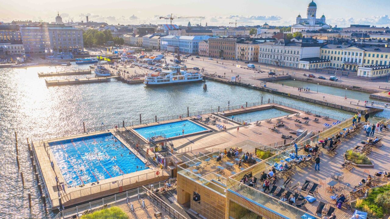 Finnland Helsinki, Allas Pool