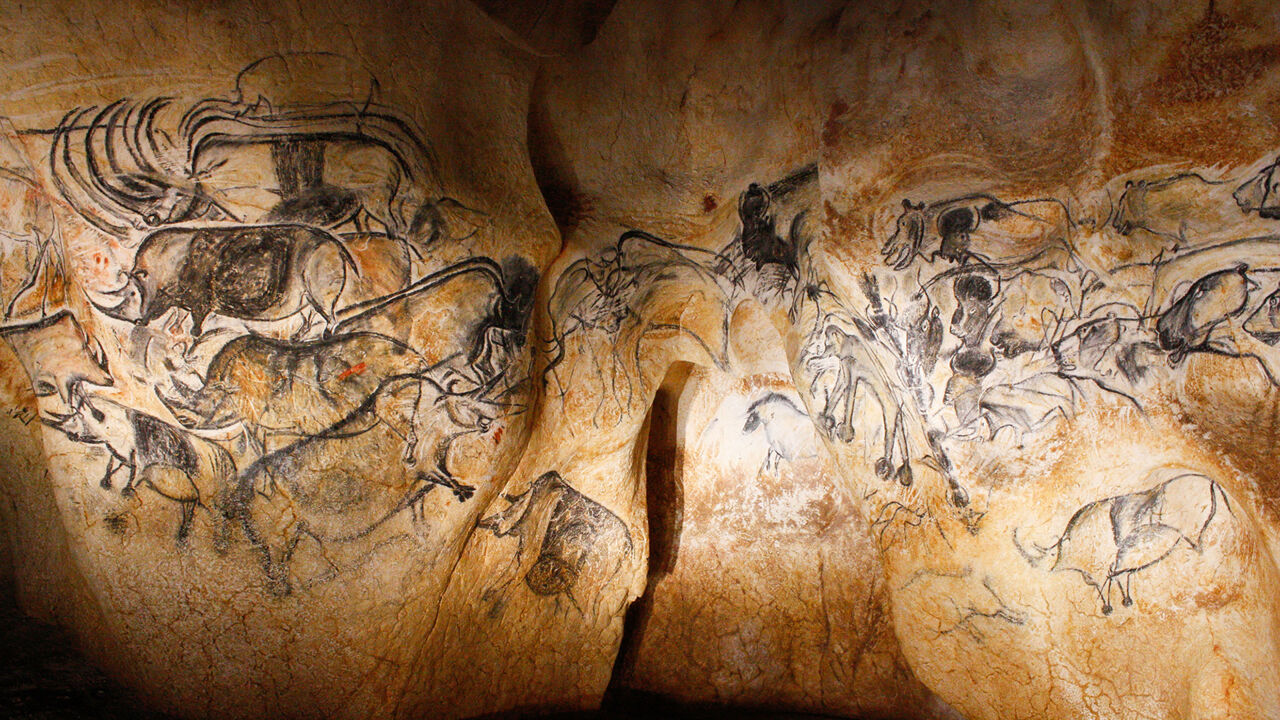 Grotte Chauvet 2, Höhlenmalereien