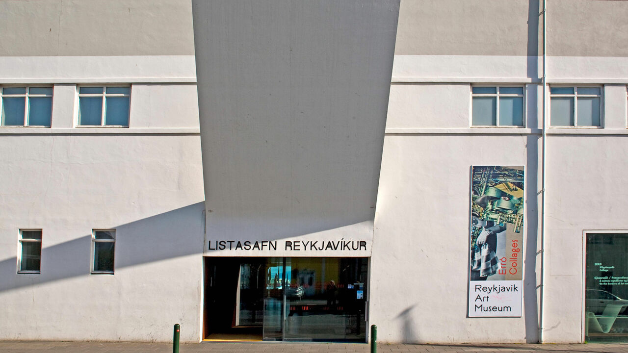 Der Eingang des Reykjavík Art Museum