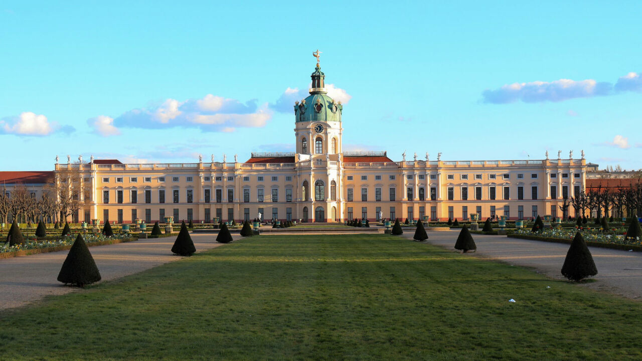 Parkanlage vor dem Schloss Charlottenburg