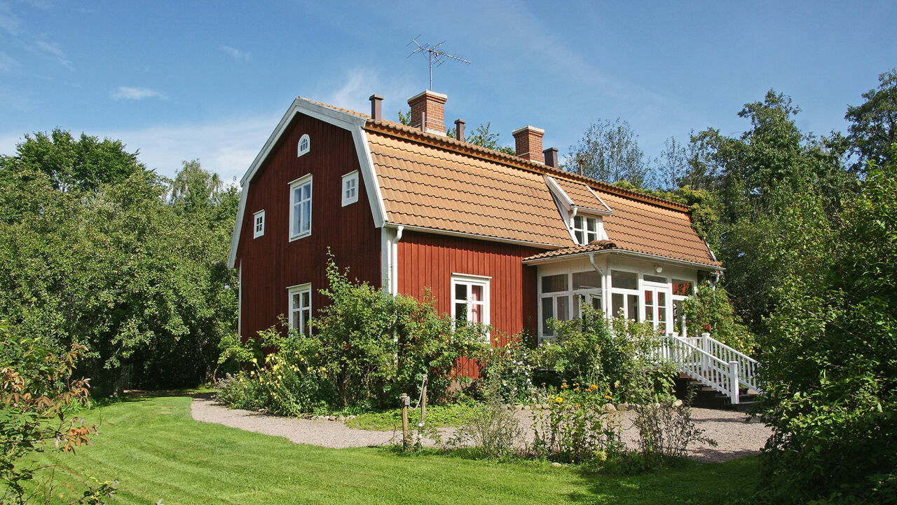 Das hölzerne Elternhaus von Astrid Lindgren