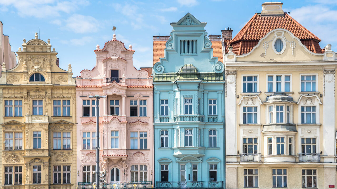 Platz der Republik in Pilsen 