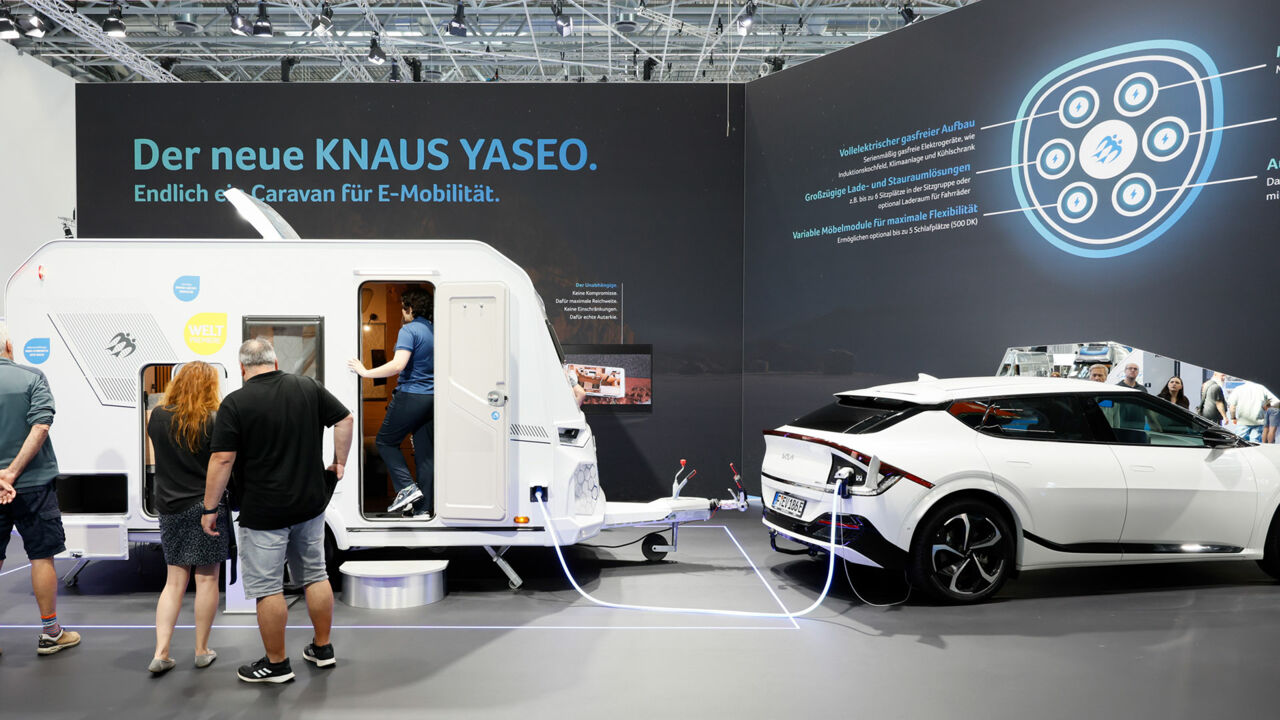 Wohnwagen „Yaseo“ von Knaus, Caravan Salon 2023