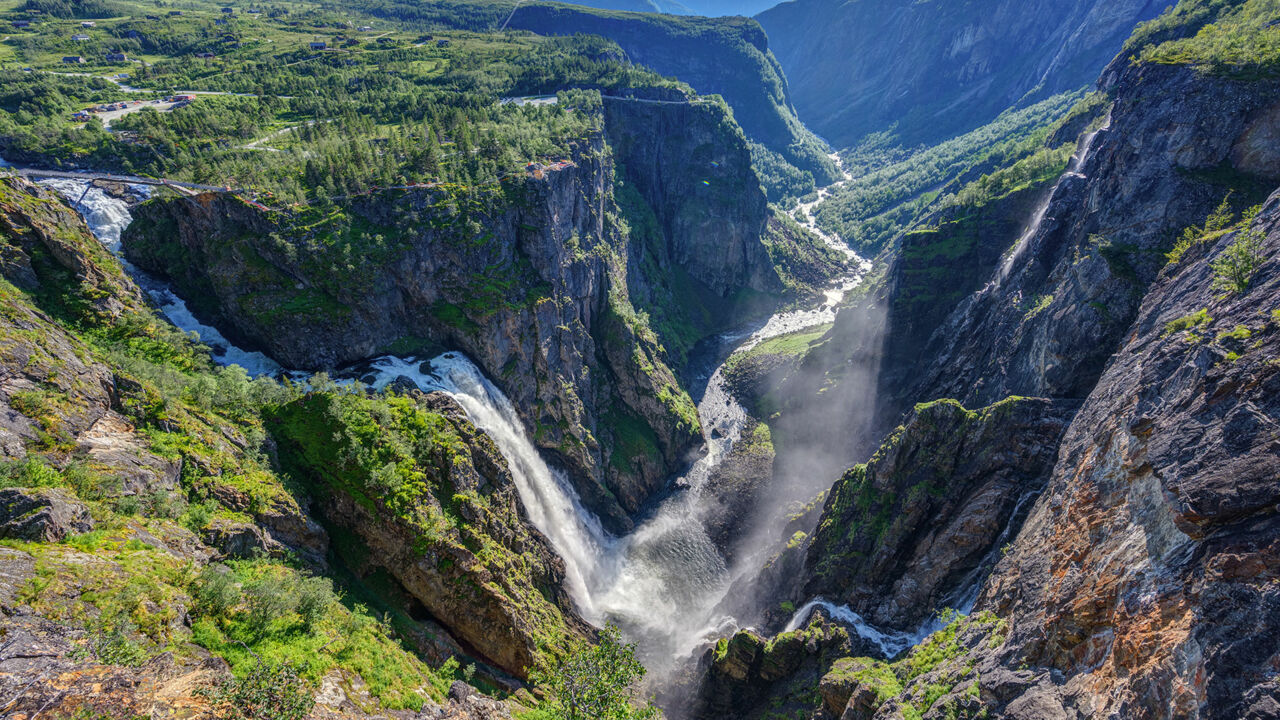 Vøringsfossen in Norwegen 