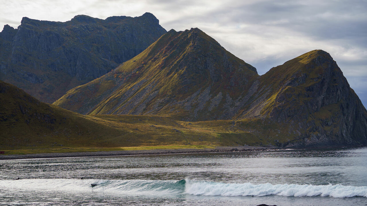 Wasser und Berge auf den Lofoten