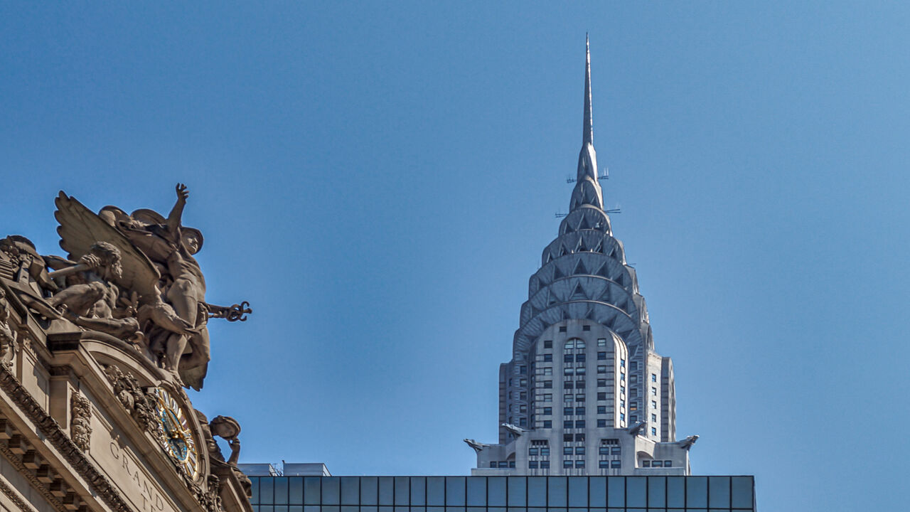New York, Turmspitze des Chrysler Building