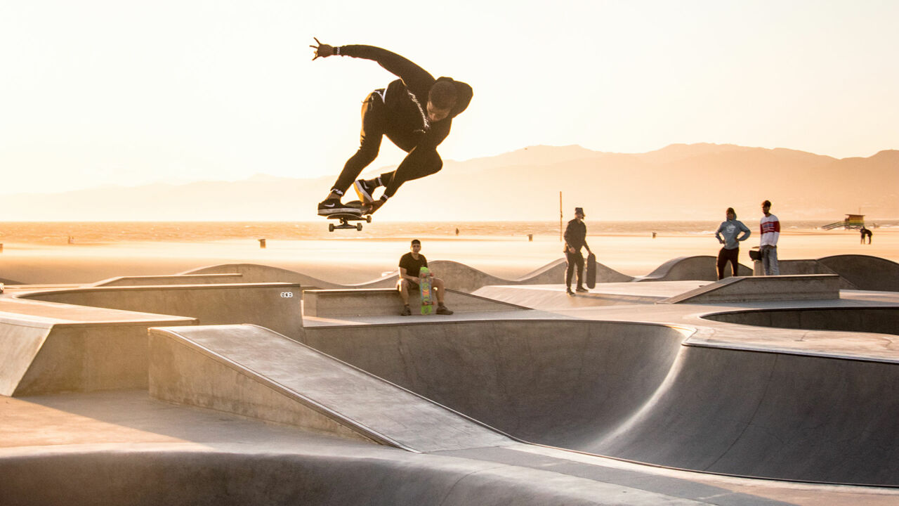 CEWE Leserfoto, Skaten am Santa Monica Beach