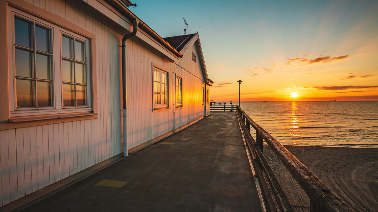 Usedom bei Sonnenuntergang