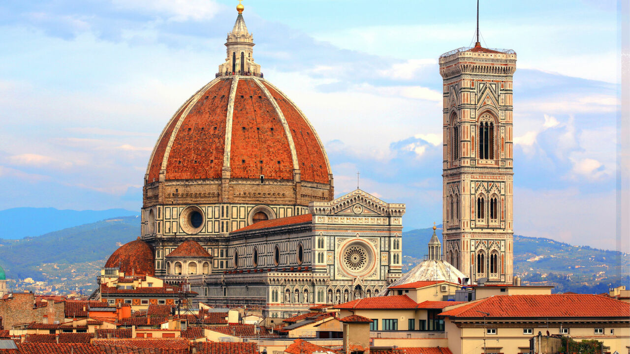 Kathedrale von Florenz, Kuppel und Campanile