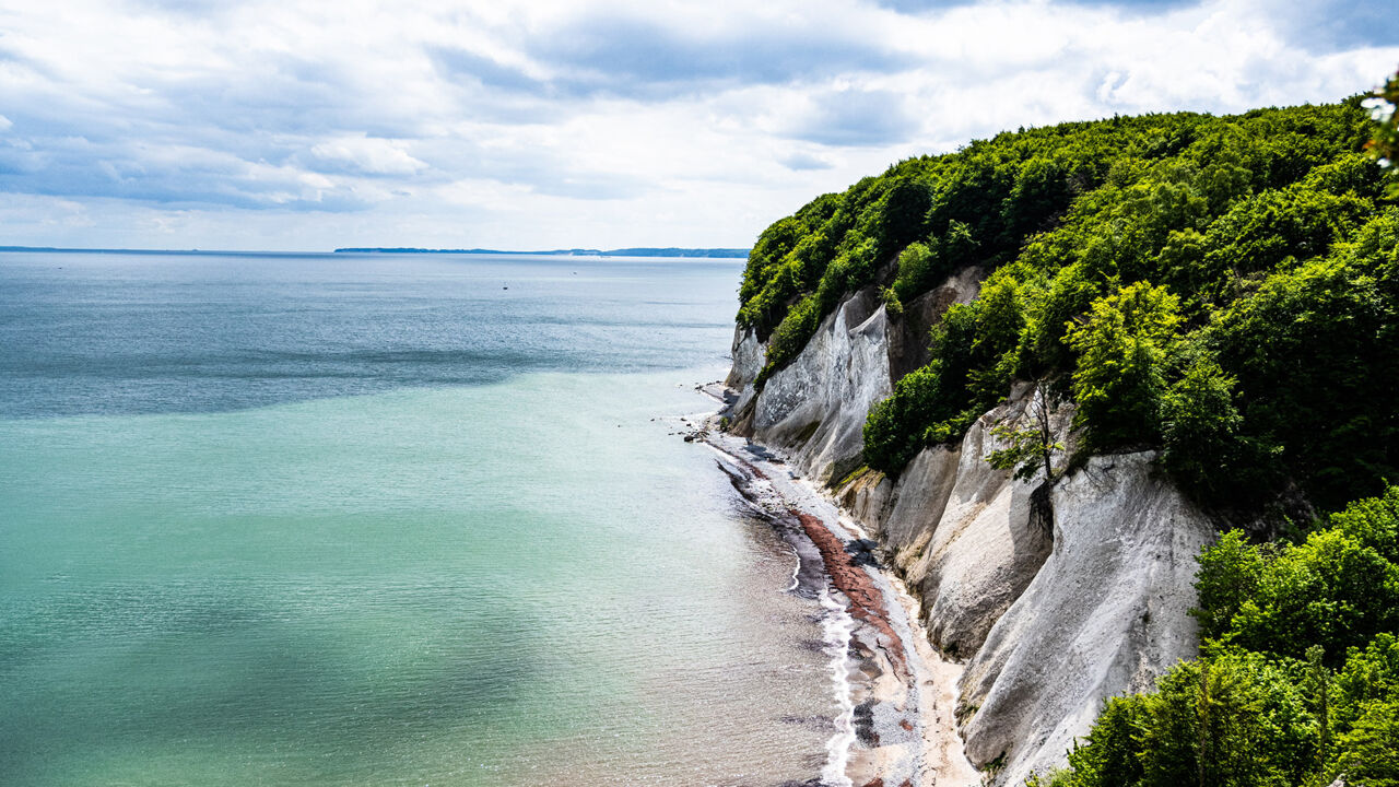 Rügen, Nationalpark Jasmund, Kreidefelsen