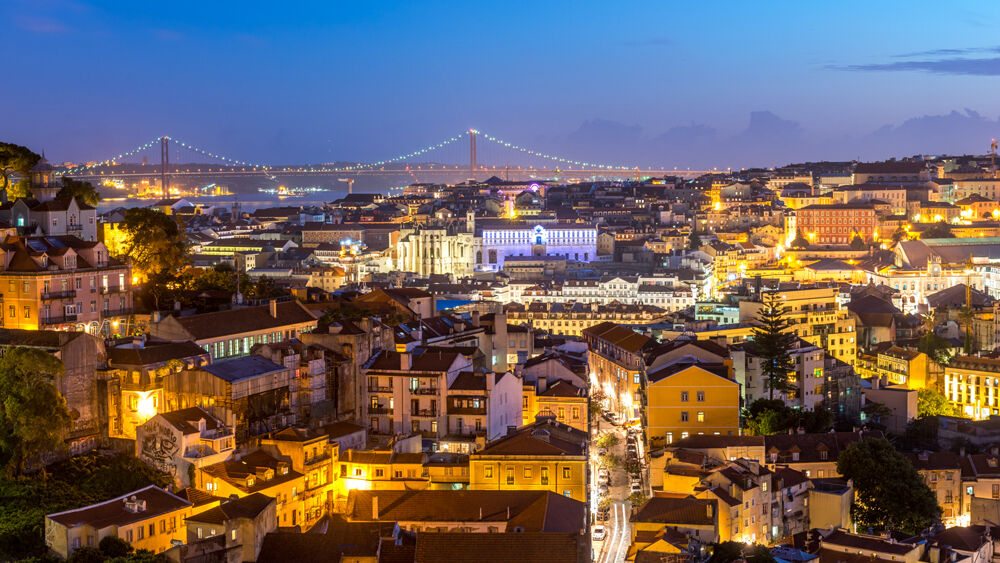Ausblick auf Lissabon und die Ponte 25 de Abril