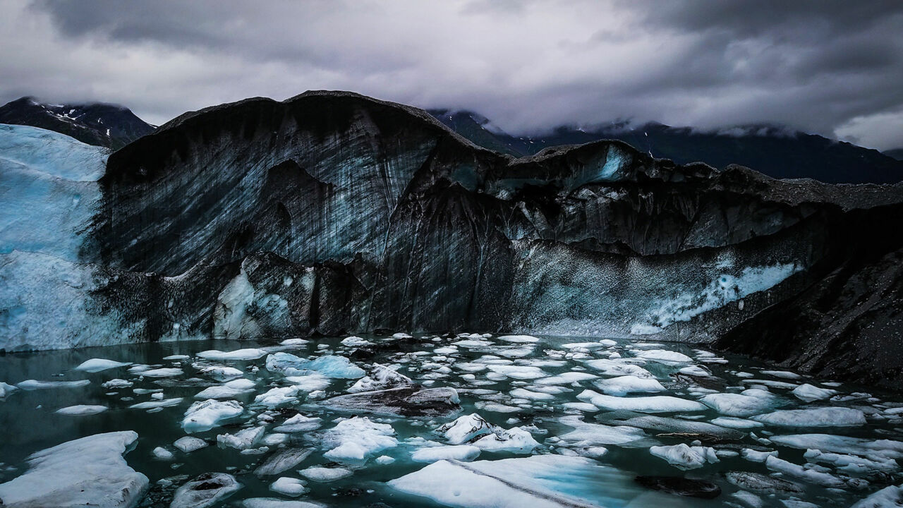 Spencer-Gletscher in Alaska, Kenai-Halbinsel