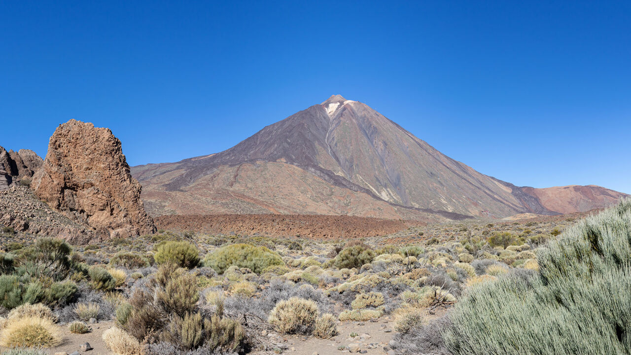 Blick auf den Nationalpark und Gipfel des Pico del Teide
