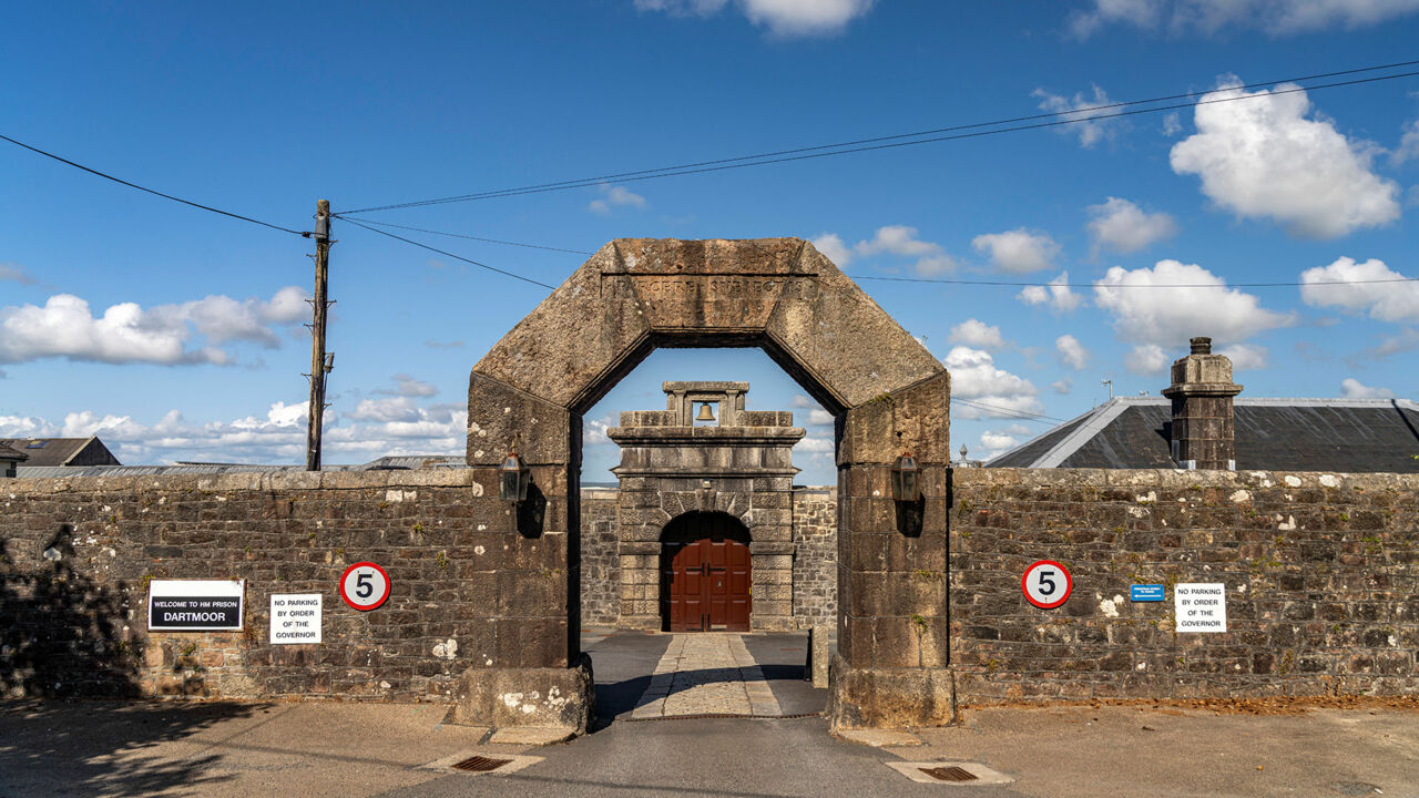 Einfahrt Prison Dartmoor
