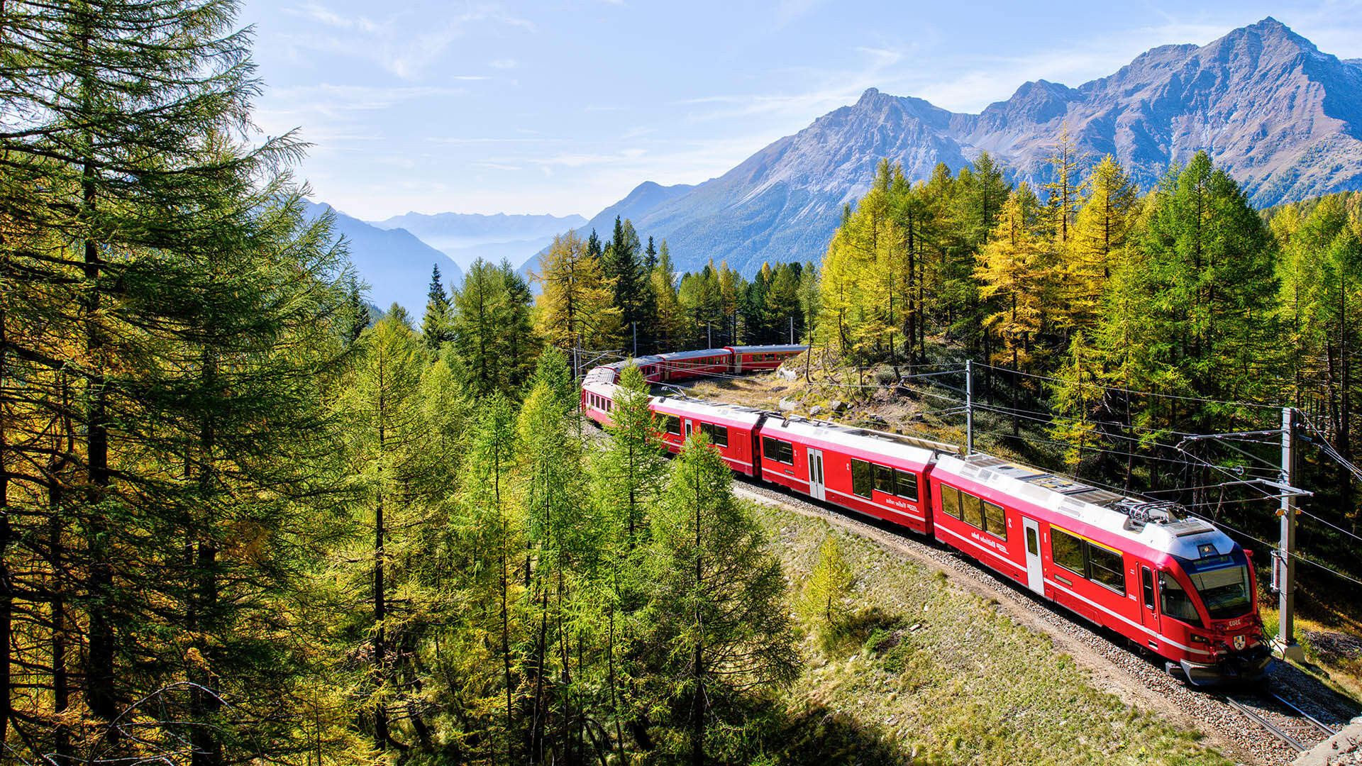Zugreise Urlaub Schweiz Bernina