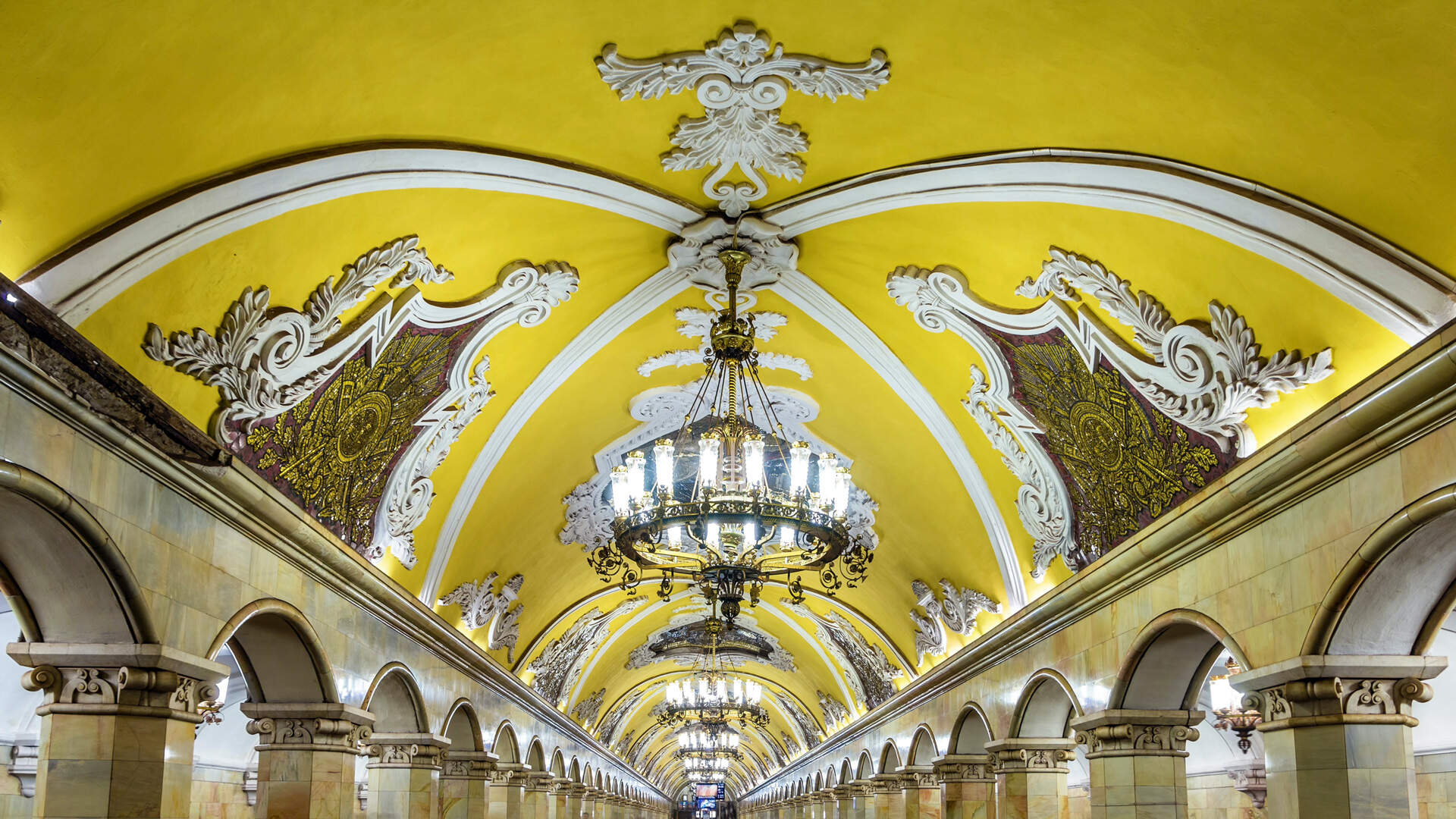 Moskauer Metro-Station: Komsomolskaya