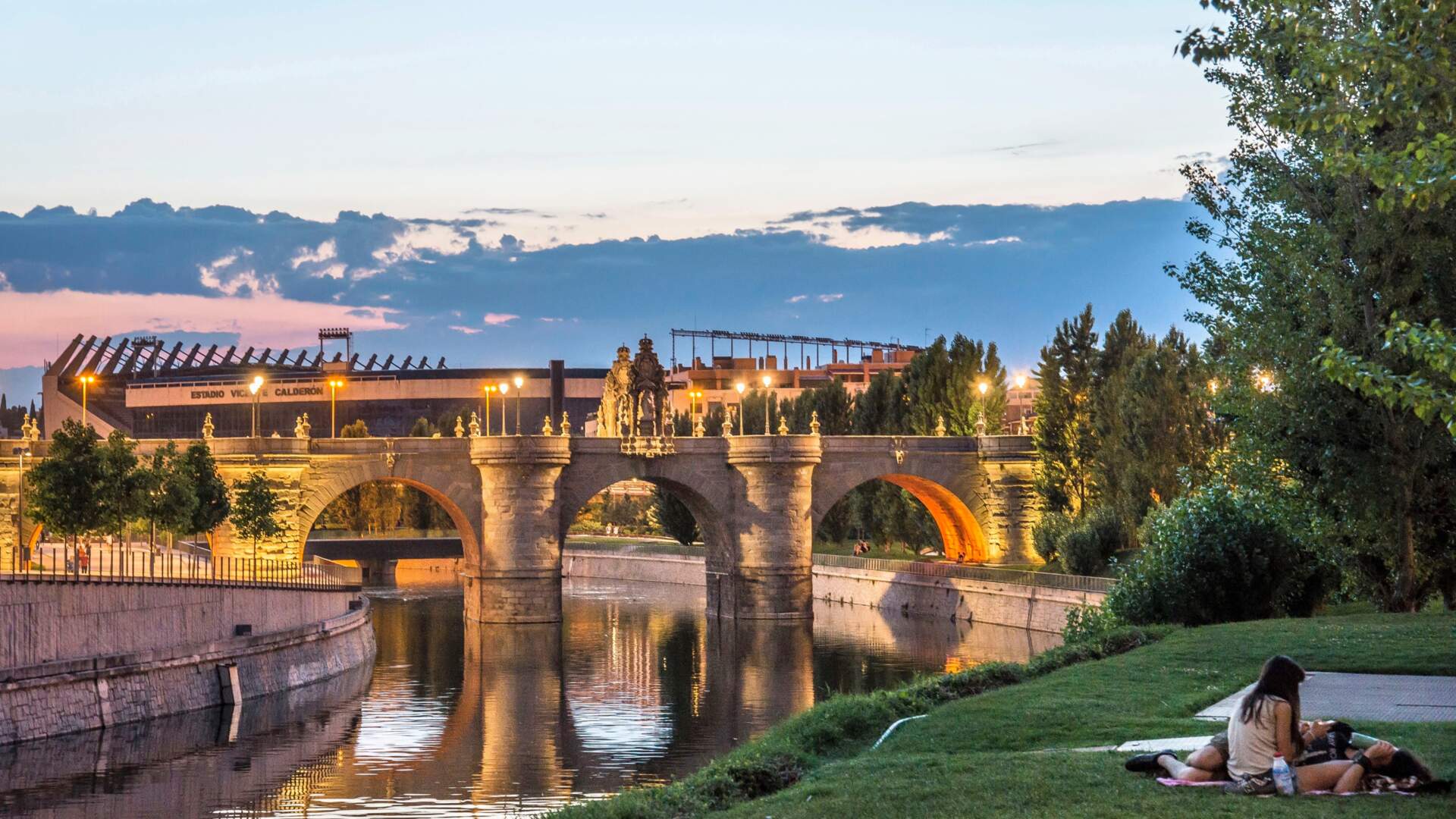 Puente de Toledo Madrid Spanien