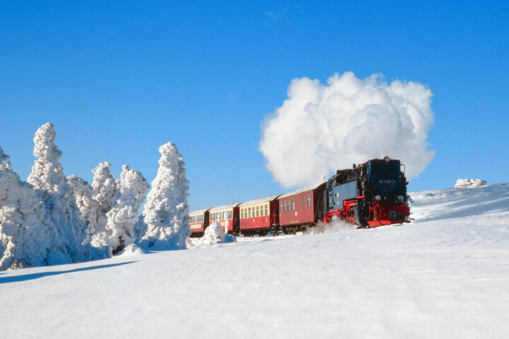 Harz Brockenbahn-im-Winter