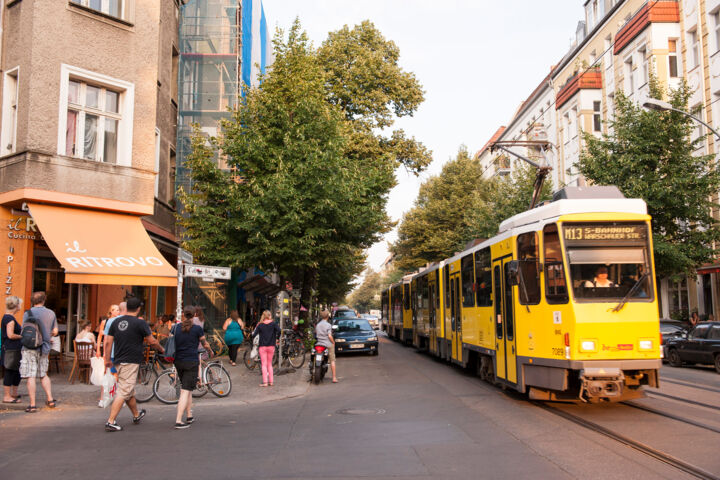 Straßenbahn in Berlin Friedrichshain