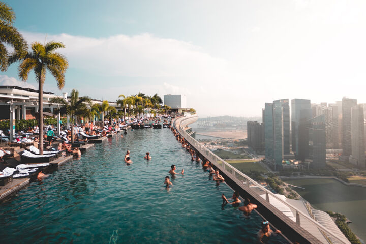 Marina Bay Sands Pool Singapur