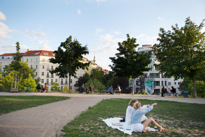 Park im Prenzlauer Berg in Berlin
