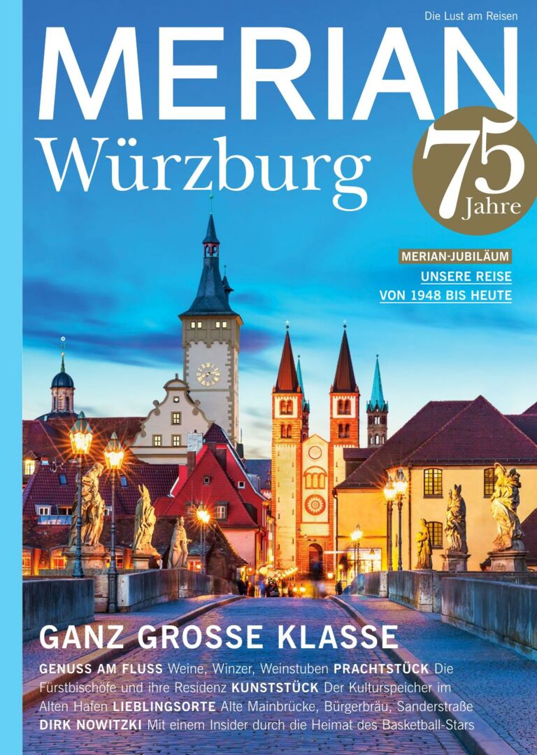 MERIAN Würzburg, 01/2023 Cover