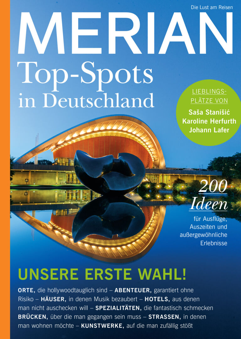 MERIAN Top-Spots in Deutschland 12/2021